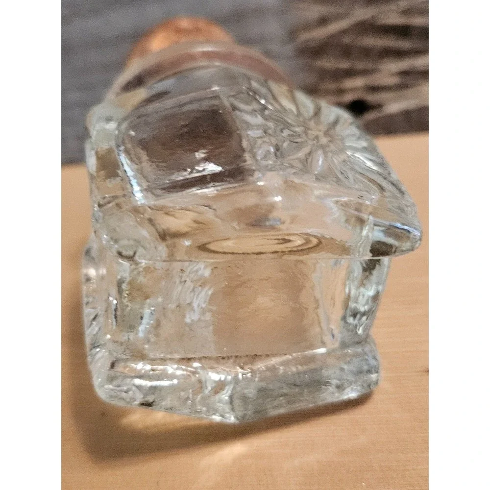 Vintage Glass Apothecary Bottle Cork Stopper Decorative Display‎